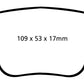 EBC 10-13 Audi A3 2.0 Turbo (Bosch rear caliper) Greenstuff Rear Brake Pads