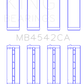 King Nissan VQ20DE, VQ25DD, VQ30DE/DD/DET, VQ35DE (Size Standard) Crankshaft Main Bearing (Set of 4)
