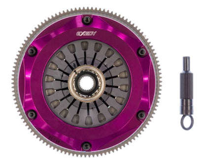 Exedy 2008-2015 Mitsubishi Lancer Evolution GSR L4 Hyper Twin Cerametallic Clutch Sprung Disc - Graveyard Performance