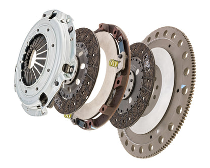 Exedy 1996-10 Mustang 4.6L Organic 10 Teeth 8 Bolt Twin Disc Clutch - Graveyard Performance