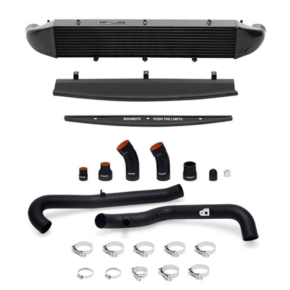 Mishimoto 2014-2016 Ford Fiesta ST 1.6L Front Mount Intercooler (Black) Kit w/ Pipes (Black) - Graveyard Performance