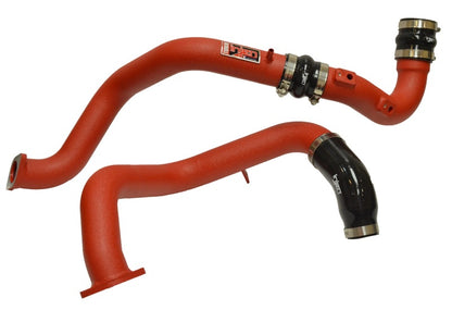 Injen 16-20 Honda Civic 1.5L Turbo Aluminum Intercooler Piping Kit - Wrinkle Red - Graveyard Performance
