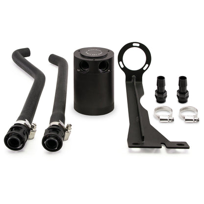 Mishimoto 2014+ Ford Fiesta ST Baffled Oil Catch Can Kit - Black - Graveyard Performance