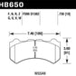 Hawk 09-11 Nissan GT-R Performance Ceramic Street Front Brake Pads