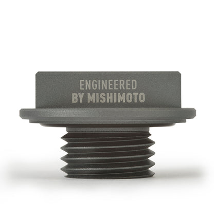 Mishimoto 87-01 Ford Mustang Hoonigan Oil Filler Cap - Silver - Graveyard Performance