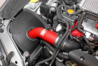 K&N 2015 Subaru WRX-STI 2.5L H4 Red Typhoon Short Ram Intake - Graveyard Performance