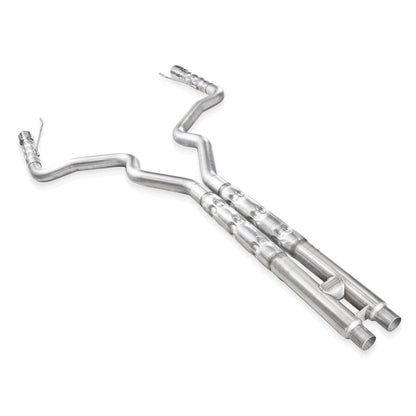 Stainless Works 2015-16 Mustang GT 3in Catback H-Pipe Retro Chambered Mufflers 2-1/2in Cores - Graveyard Performance