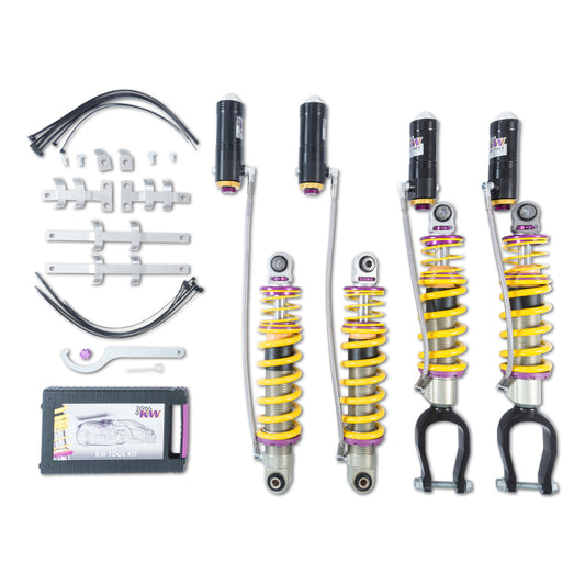 KW Coilover Kit V4 Bundle Audi R8 (4S) Coupe/Spyder w/o Magnetic Ride - Graveyard Performance