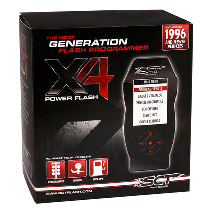 SCT Ford Cars & Trucks (Gas & Diesel) X4 Power Flash Programmer EO Certified - Graveyard Performance