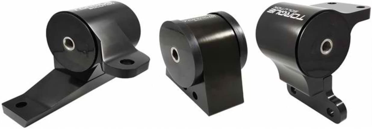 Torque Solution 3pc Front Aluminum Engine Mount Kit: Mitsubishi Lancer/Ralliart/Evolution X 2008-15