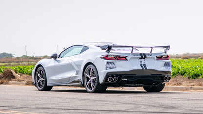 Borla 2020 Chevrolet Corvette C8 6.2L ATAK 3in Exhaust System Dual Round A/C Tips 4inx 4.75in - Graveyard Performance