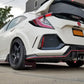 Rally Armor 17-22 Honda Civic Type R Black UR Mud Flap w/Red Logo