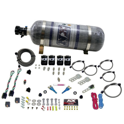 Nitrous Express Ford EFI Dual Stage Nitrous Kit (50-150HP x 2) w/Composite Bottle - Graveyard Performance