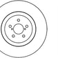 StopTech Power Slot 04 STi CRYO (5x100) Front Right Rotor