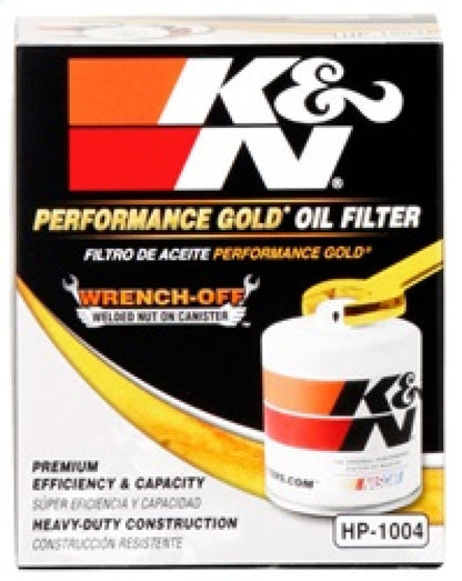 K&N Universal Performance Gold Oil Filter - Graveyard Performance