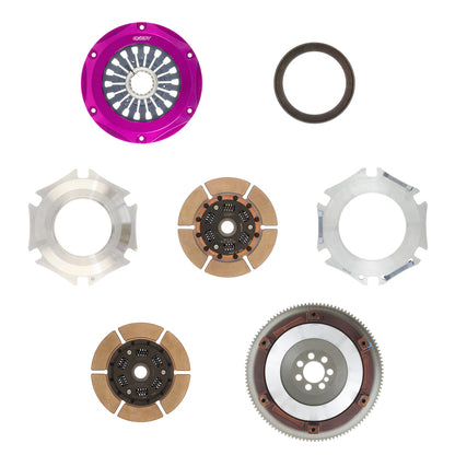 Exedy 2008-2015 Mitsubishi Lancer Evolution GSR L4 Hyper Twin Cerametallic Clutch Sprung Disc - Graveyard Performance