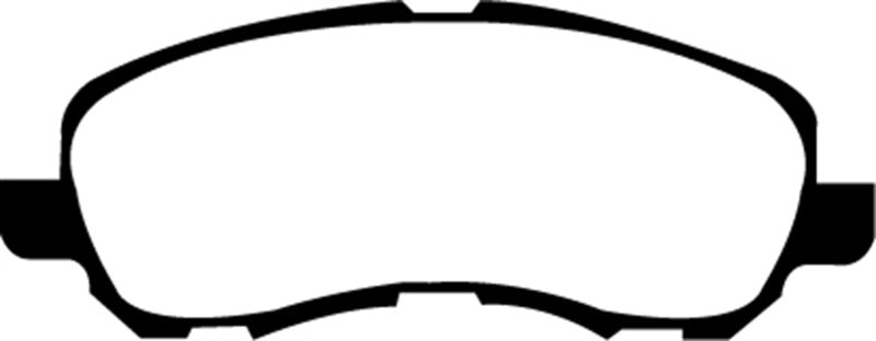 EBC 11-14 Chrysler 200 2.4 Redstuff Front Brake Pads - Graveyard Performance
