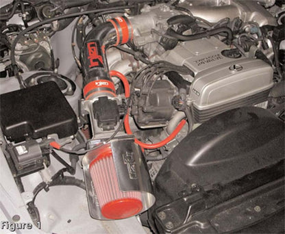 Injen 92-95 Toyota Supra V6 3.0L Black IS Short Ram Cold Air Intake - Graveyard Performance