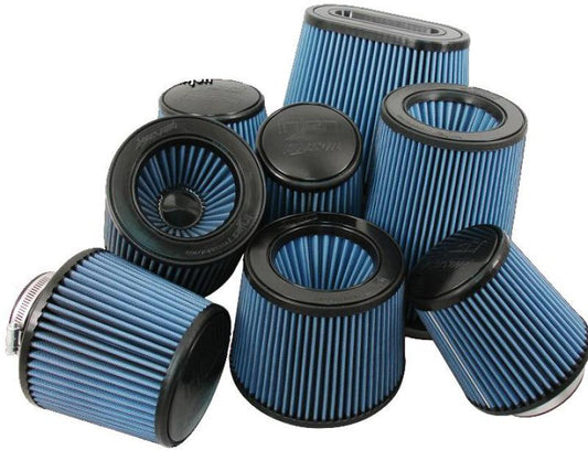 Injen AMSOIL Ea Nanofiber Dry Air Filter - 3 1/2 Filter 6  Base / 6 7/8 Tall / 5 1/2 Top