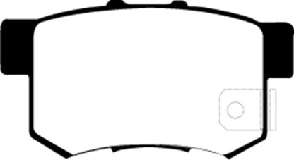 EBC 97 Acura CL 2.2 Greenstuff Rear Brake Pads - Graveyard Performance
