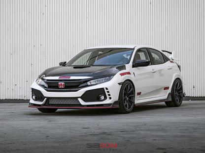 Seibon 16-18 Honda Civic OEM-Style Carbon Fiber Front Grill - Graveyard Performance