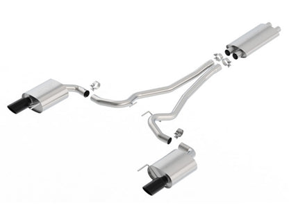 Borla 15-17 Ford Mustang GT 5.0L AT/MT Cat-Back Exhaust - Graveyard Performance