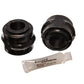 Energy Suspension 05-10 Chrysler 300C RWD/07-10 Charger RWD Black 32mm Front Sway Bar Bushing Set