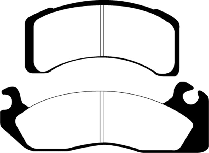 EBC 84 Ford Fairmont 2.3 Greenstuff Front Brake Pads - Graveyard Performance