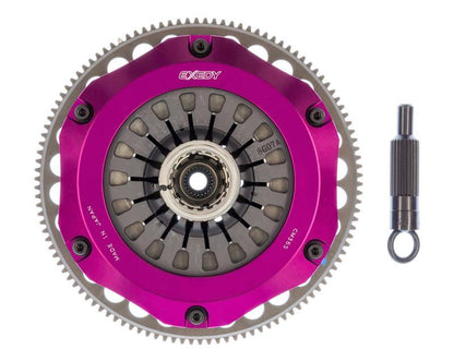 Exedy 1996-1996 Mitsubishi Lancer Evolution IV L4 Hyper Compe-R Twin Cerametallic Clutch Rigid Disc - Graveyard Performance
