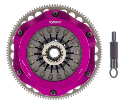Exedy 2008-2015 Mitsubishi Lancer Evolution GSR L4 Hyper Compe-R Twin Cerametallic Clutch Rigid - Graveyard Performance