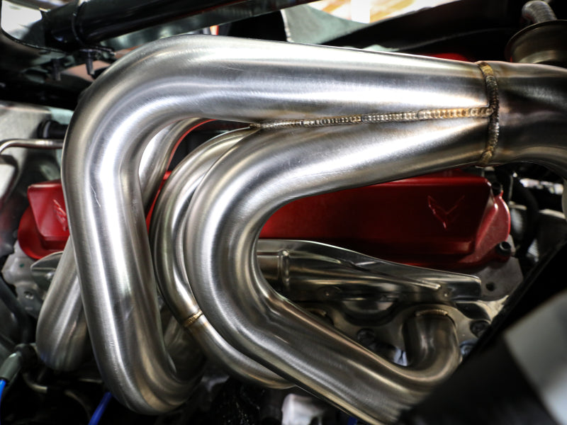 aFe Twisted 304SS Header 2020 Chevy Corvette (C8) 6.2L V8 - Graveyard Performance