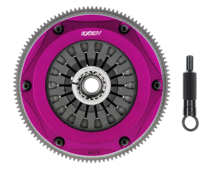 Exedy 2008-2015 Mitsubishi Lancer Evolution GSR L4 Hyper Triple Cerametallic Clutch Rigid Disc - Graveyard Performance
