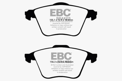 EBC Brakes Bluestuff Street and Track Day Brake Pads - Graveyard Performance