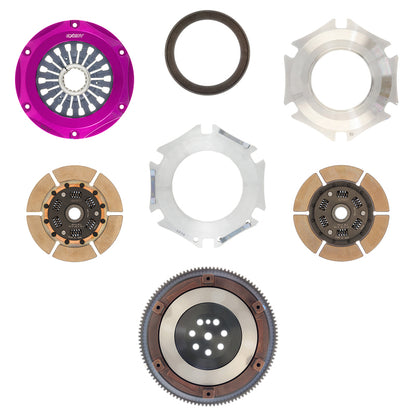 Exedy 1996-1996 Mitsubishi Lancer Evolution IV L4 Hyper Twin Cerametallic Clutch Sprung Center Disc - Graveyard Performance