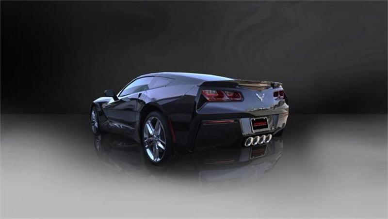 Corsa 2014-2019 Corvette C7 Coupe 6.2L V8 AT/MT 2.75in Valve-Back Dual Rear Exit Polished Xtreme Exh - Graveyard Performance