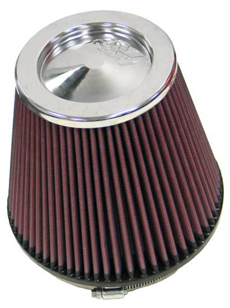K&N Round Tapered Universal Air Filter 6in Flange ID x 7.5in Base OD x 5in Top OD x 6.5in Height - Graveyard Performance