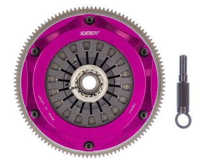 Exedy 2008-2015 Mitsubishi Lancer Evolution GSR L4 Hyper Triple Cerametallic Clutch Rigid Disc - Graveyard Performance