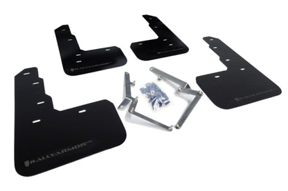 Rally Armor 17-22 Honda Civic Type R Black UR Mud Flap w/Dark Grey Logo - Graveyard Performance