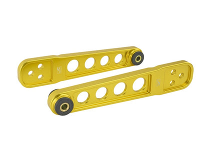 Skunk2 01-05 Honda Civic Gold Anodized Rear Lower Control Arm (Includes Socket Tool) - Graveyard Performance