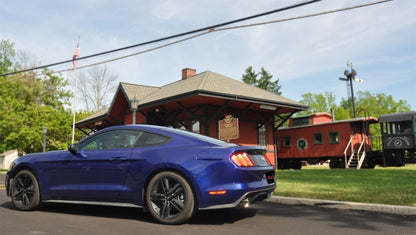Corsa 2015-2017 Ford Mustang EcoBoost 2.3T Sport 3in Cat-Back Dual Rear Exit Polished Tips - Graveyard Performance