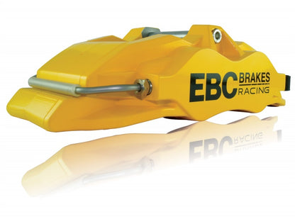 EBC Racing 05-11 Ford Focus ST (Mk2) Front Left Apollo-4 Yellow Caliper - Graveyard Performance