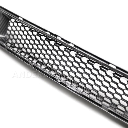 Anderson Composites 15-17 Ford Mustang Front Carbon Fiber Lower Grille - Graveyard Performance
