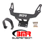 BMR 08-17 Challenger Front Driveshaft Safety Loop - Black Hammertone