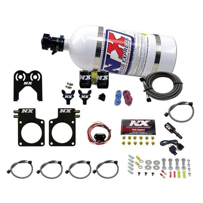 Nitrous Express Nissan GT-R Nitrous Plate Kit (35-300HP) w/10lb Bottle - Graveyard Performance