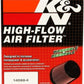 K&N Filter Universal Rubber Filter 5in Flange 6.5in Base 4.5in Top 5.5in Height