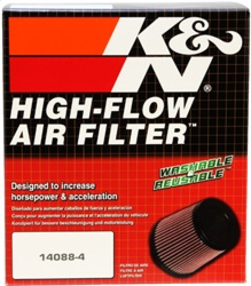 K&N Filter Universal Clamp-On Filter-Round Tapered 2.75in Flange ID x 6in Base OD x 5in Top OD - Graveyard Performance