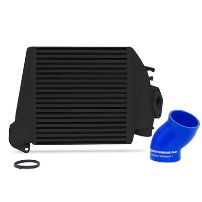 Mishimoto 08-14 Subaru WRX Top-Mount Intercooler Kit - Powder Coated Black & Blue Hoses - Graveyard Performance