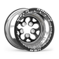 Weld Alpha-1 15x12 / 5x4.75 BP / 3in. BS Black Wheel - Black Double Beadlock MT