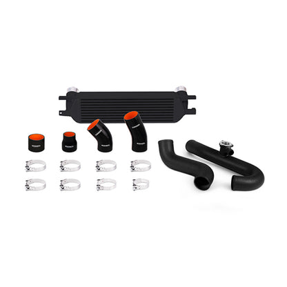 Mishimoto 2015 Ford Mustang EcoBoost Performance Intercooler Kit - Black Core Wrinkle Black Pipes - Graveyard Performance