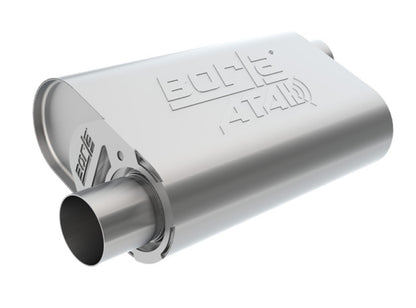Borla CrateMuffler LS3 ATAK 2.5in Offset/Offset 14inx4.35inx9in Muffler - Graveyard Performance